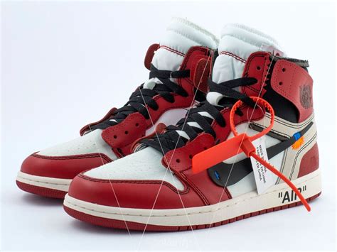 air jordan 1 chicago off white fake|jordan 1 high off white stockx.